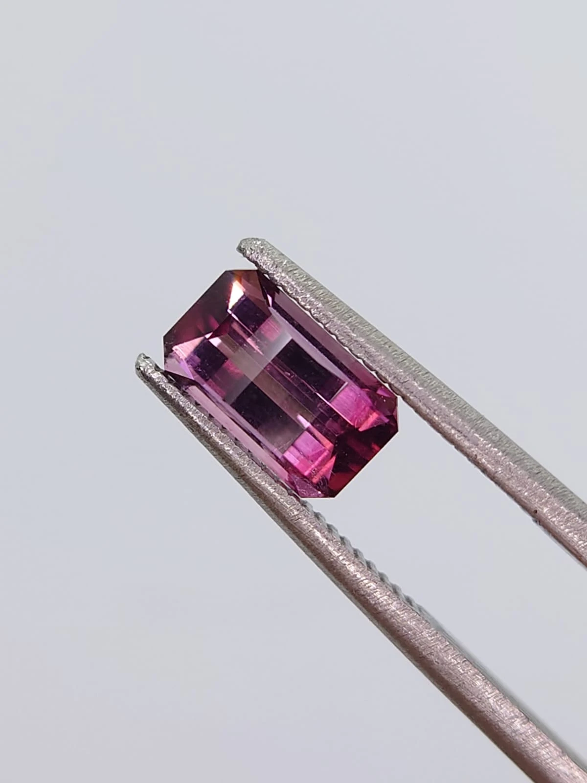 1.13ct Natural Pink Tourmaline in Fancy Pixel Cut from Afghanistan — view 2